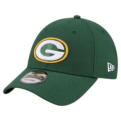 Men's New Era Green Green Bay Packers Core Team 9FORTY Adjustable Hat