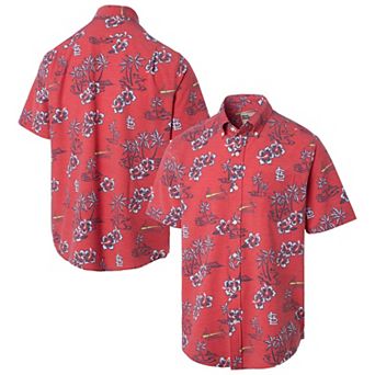 Men's Reyn Spooner Red St. Louis Cardinals Big & Tall Kekai Performance Tri-Blend Button-Down Shirt