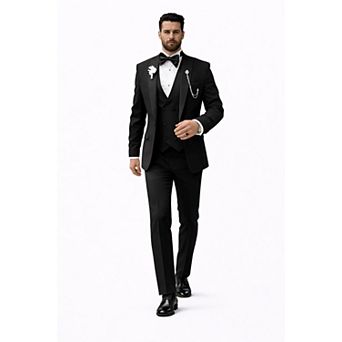 Men Elegant Three Piece Suit