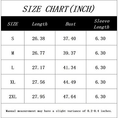 Women's Lightweight Breathable Crewneck Short Sleeve T-Shirt
