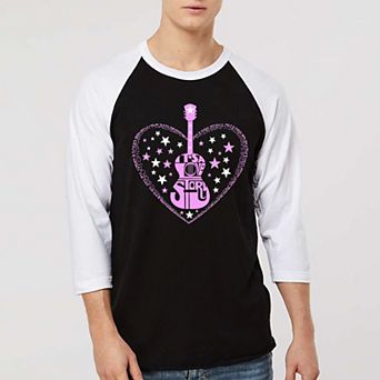 It's A Love Story - Men's Raglan Baseball Word Art T-Shirt