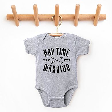 The Juniper Shop Nap Time Warrior Baby Short Sleeve Bodysuit