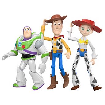 Mattel Disney's Toy Story 5 3-Pack Action Figures: Woody, Jessie & Buzz Lightyear