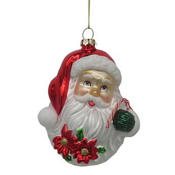 St. Nicholas Square® Glass Santa Christmas Ornament