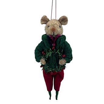 St. Nicholas Square® Felt Mouse in Knit Sweater Christmas Ornament