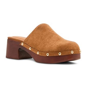 madden girl Chipper Women's Block Heel Mules