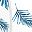 Pattern Blue Leaf