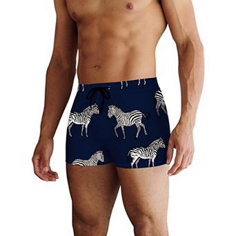 COOFANDY Mens Boxer Bathing Suit Brief Square Leg Board Short with Liner Tight Swim Trunk