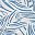 Print Blue Plam Leaf