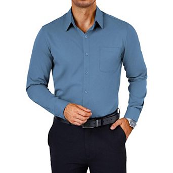 COOFANDY Mens Dress Shirt Wrinkle Free Long Sleeve Slim Fit Button Down Shirts Formal Business