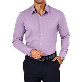 COOFANDY Mens Dress Shirt Wrinkle Free Long Sleeve Slim Fit Button Down Shirts Formal Business