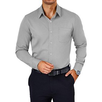 COOFANDY Mens Dress Shirt Wrinkle Free Long Sleeve Slim Fit Button Down Shirts Formal Business