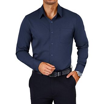 COOFANDY Mens Dress Shirt Wrinkle Free Long Sleeve Slim Fit Button Down Shirts Formal Business