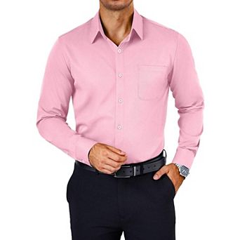 COOFANDY Mens Dress Shirt Wrinkle Free Long Sleeve Slim Fit Button Down Shirts Formal Business