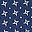 White Patterned Blue