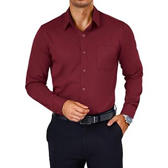 COOFANDY Mens Dress Shirt Wrinkle Free Long Sleeve Slim Fit Button Down Shirts Formal Business