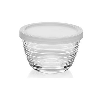 JUANWANG Glass Bowls with Lids, Set of 8, Dishwasher Safe for Leftovers & Meal Prep