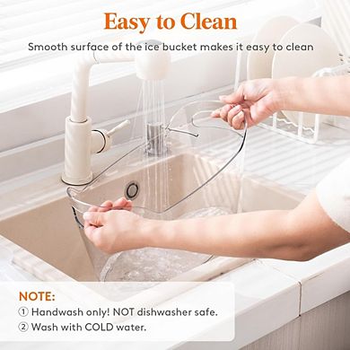 Great Ambitions 2-Pack 6.5L Ice Buckets with Scoop, Portable Beverage Chiller