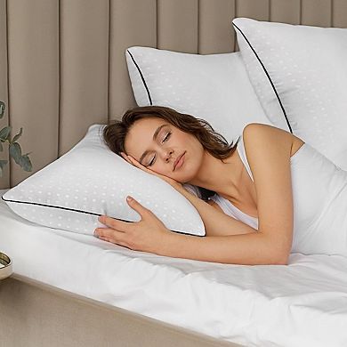 Standard Bed Pillows 4 Pack Luxury Hotel Quality Supportive