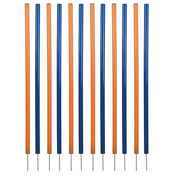 Dog Agility Slalom Set, 12 pc Weaving Poles