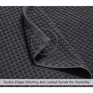 Waffle Bath Sheets - Set of 2 - Ringspun Cotton Bath Sheet - Absorbent Quick Dry Bath Towel Sheet
