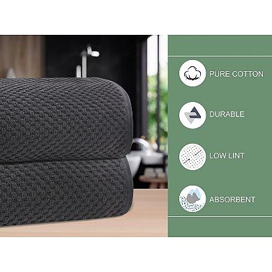 Waffle Bath Sheets - Set of 2 - Ringspun Cotton Bath Sheet - Absorbent Quick Dry Bath Towel Sheet