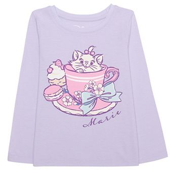 Baby & Toddler Girl Jumping Beans® Disney’s Marie Long Sleeve Graphic Tee