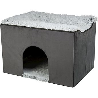 Harvey Velvety Indoor Condo, Foldable Hideaway, for Cats and Small Dogs
