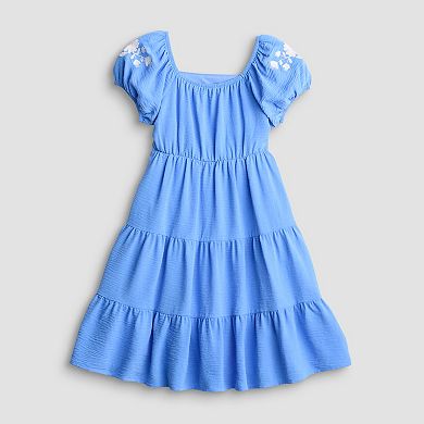 Girls 7-12 Speechless Embroidered Tiered Dress