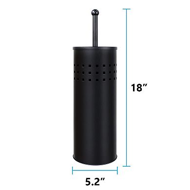 Multi Drain Toilet Plunger with Holder Quick Dry Compact for Bathroom Bathtubs