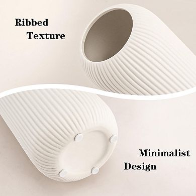 Ceramic Vase with Texture Home Decoration Centerpiece