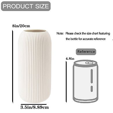 Ceramic Vase with Texture Home Decoration Centerpiece
