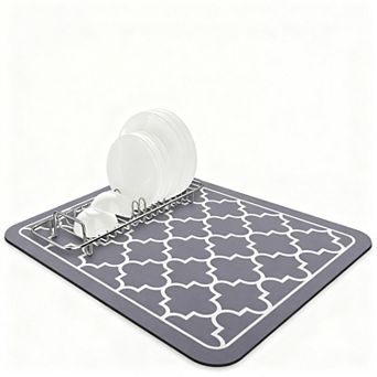 Dish Drying Mat Super Absorbent 15"x18" Kitchen Counter