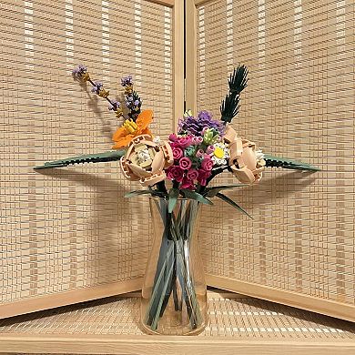 8 Inch Clear Glass Vase for Centerpiece Table Home Decor Modern Boho Style Wedding Housewarming Gift