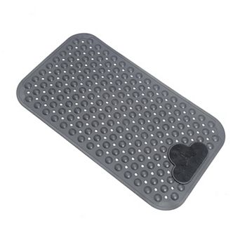 Non Slip Bathtub Shower Mat TPE Soft Massage Suction Cups Machine Washable