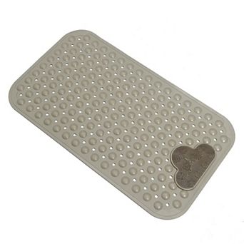 Non Slip Bathtub Shower Mat TPE Soft Massage Suction Cups Machine Washable