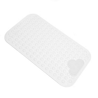 Non Slip Bathtub Shower Mat TPE Soft Massage Suction Cups Machine Washable