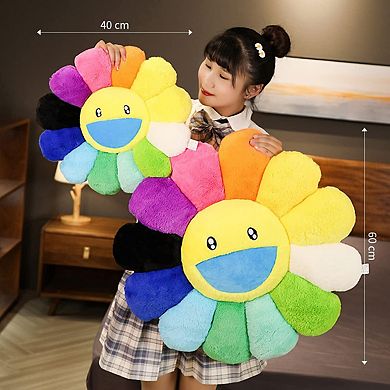 Flower Pillow Sunflower Plush Cushion Decorative Throw Pillow for Sofa Bedroom Car 40cm