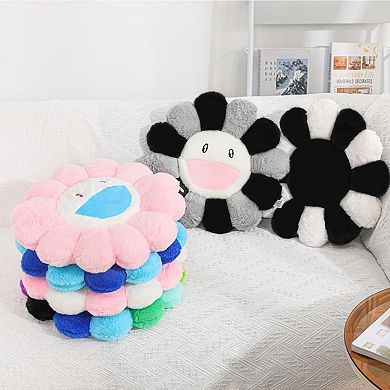Flower Pillow Sunflower Plush Cushion Decorative Throw Pillow for Sofa Bedroom Car 40cm