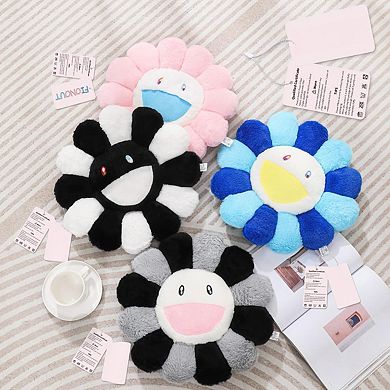 Flower Pillow Sunflower Plush Cushion Decorative Throw Pillow for Sofa Bedroom Car 40cm