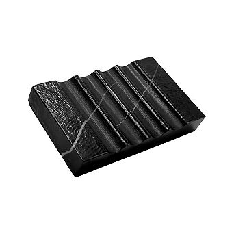 Real Marble Soap Dish Self Draining Non Slip Stone Tray Luxury Bath Accessories