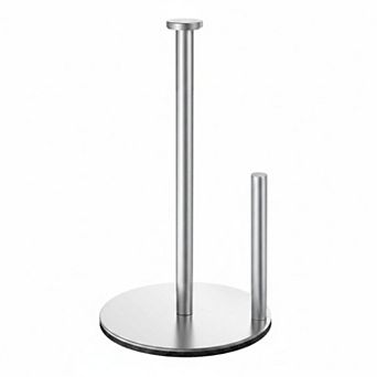 Stainless Steel Countertop Paper Towel Holder Freestanding with Weighted Base