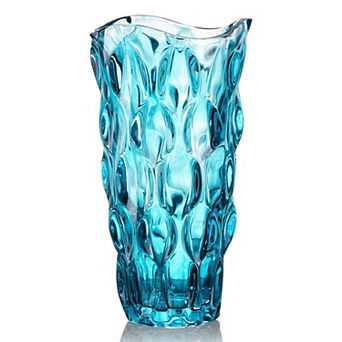 Glass vase for flowers, thickened, 3.4 pounds, transparent large size, heavy-duty, home decoration
