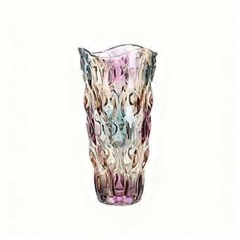 Glass vase for flowers, thickened, 3.4 pounds, transparent large size, heavy-duty, home decoration