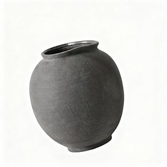 Large Ceramic Vase 9.8 Inch Rustic Farmhouse Minimalist Tall Home Decor