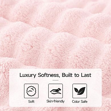 8-Piece Bath Towel Set Microfiber Quick Dry Absorbent Large Hand Washcloth