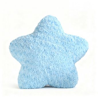 Star Pillow 14.9" Plush Decorative Throw Pillow Soft Faux Fur Room Decor