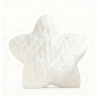 Star Pillow 14.9" Plush Decorative Throw Pillow Soft Faux Fur Room Decor