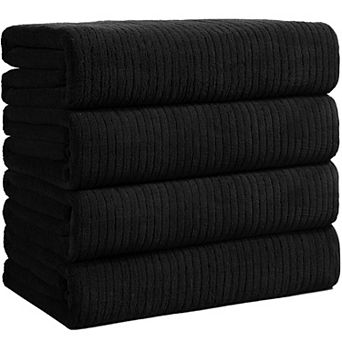 Luxury Extra Large Microfiber Bath Towel Set Thick Absorbent Quick Dry for Bathroom Beach Yoga Spa