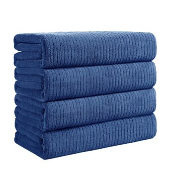 Luxury Extra Large Microfiber Bath Towel Set Thick Absorbent Quick Dry for Bathroom Beach Yoga Spa